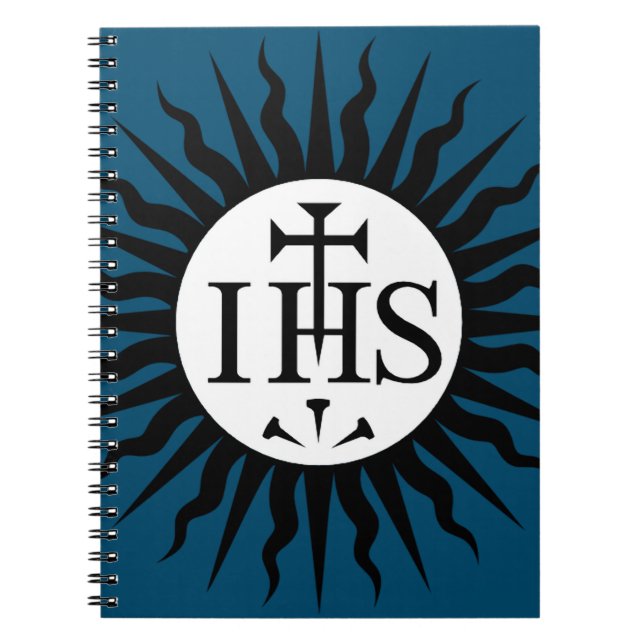 Carnet Emblème de la Compagnie de Jésus Monogramme (Devant)