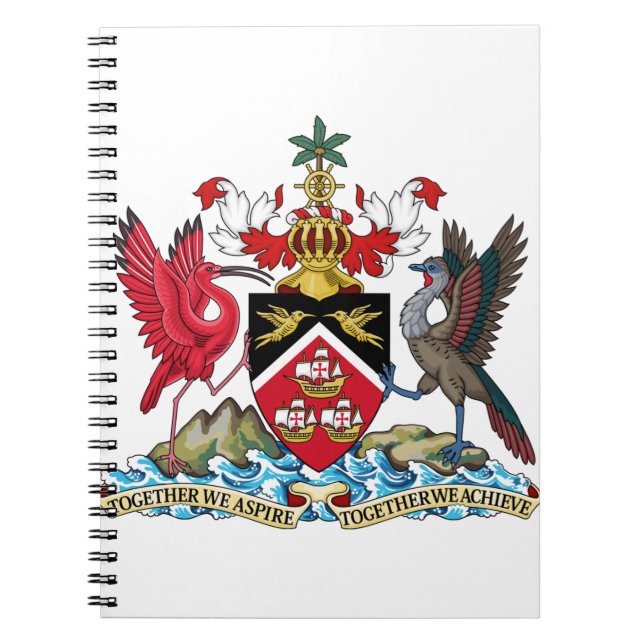 Carnet emblème de Trinité-et-Tobago (Devant)