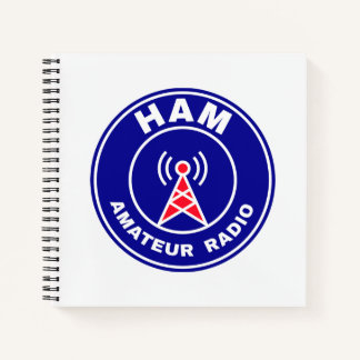 Carnet Emblème d'opérateur amateur de radio HAM