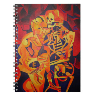 Carnet Embracer l'art géométrique coloré de la mort