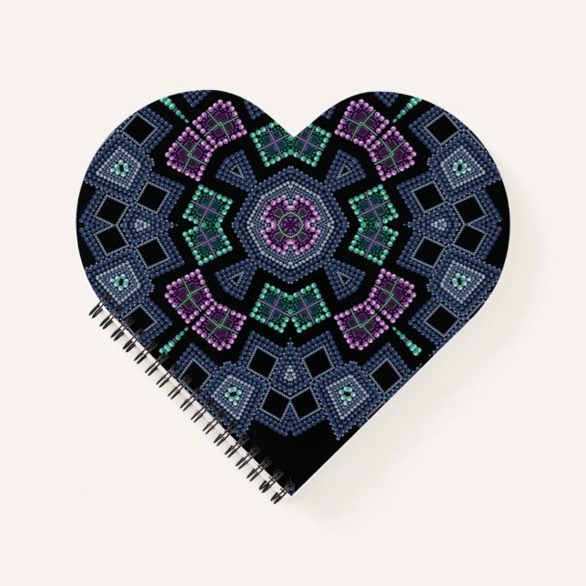 Carnet Embroidered beads (Devant)