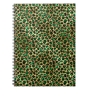 Carnet Emerald et Gold Safari Series Design 8