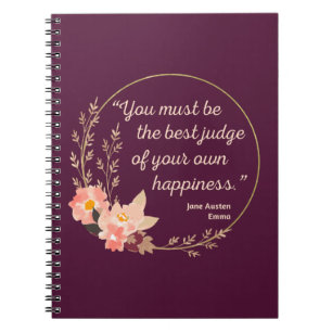 Carnet Emma By Jane Austen Citation I - Style mignon