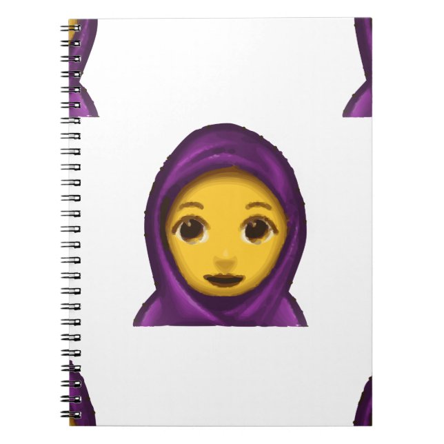 Carnet emoji hajib (Devant)