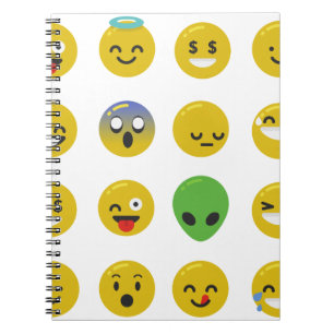 Carnet Emoji happy face