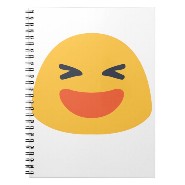 Carnet Emoji riant (Devant)