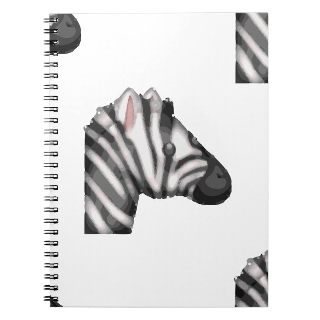 Carnet emoji zebra (Devant)
