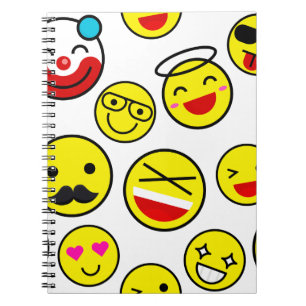 Carnet émoticônes clowns