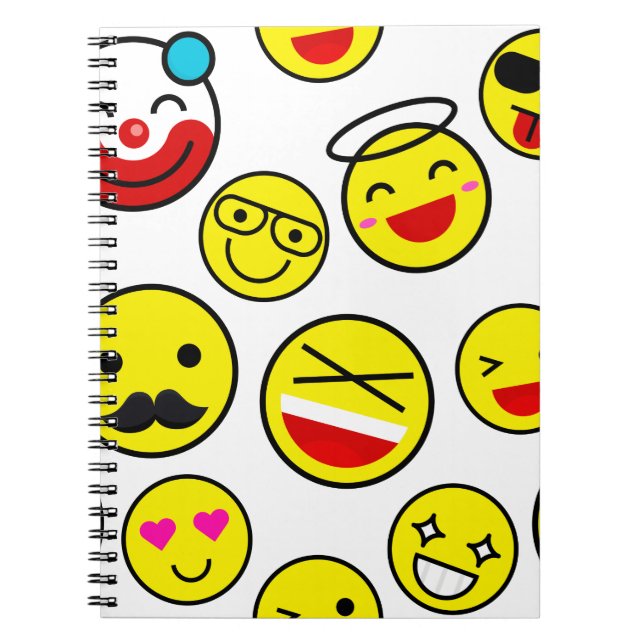 Carnet émoticônes clowns (Devant)