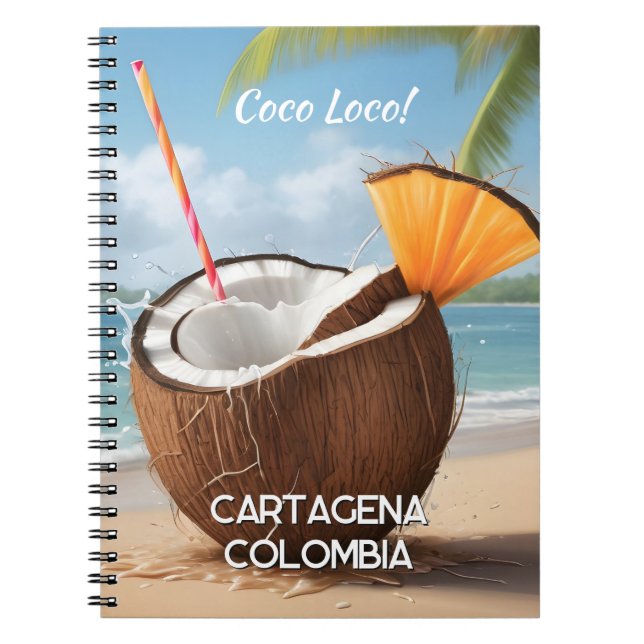 Carnet Emplacement personnalisé Coco Loco (Devant)