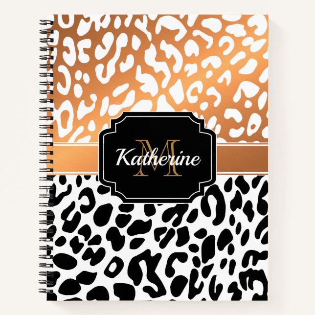 Carnet Empreinte de léopard (Devant)