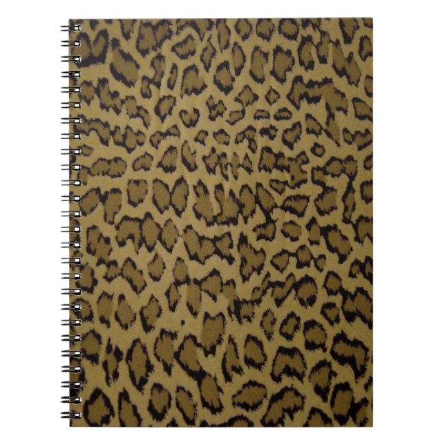 CARNET EMPREINTE DE LÉOPARD ANIMAL (Devant)