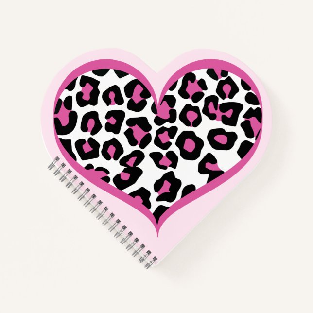 Carnet Empreinte de léopard du coeur sauvage (Devant)