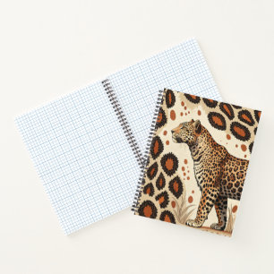 Carnet Empreinte de léopard en gras