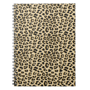 Carnet Empreinte de léopard Tan