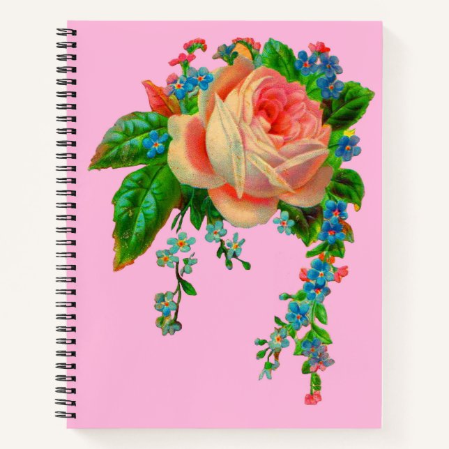 Carnet Empreinte florale victorienne (Devant)