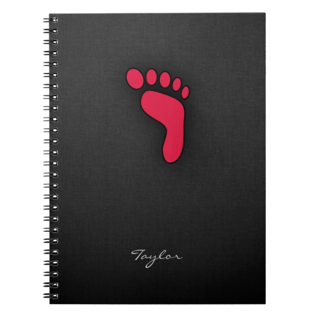 Carnet Empreinte rouge Crimson (Devant)