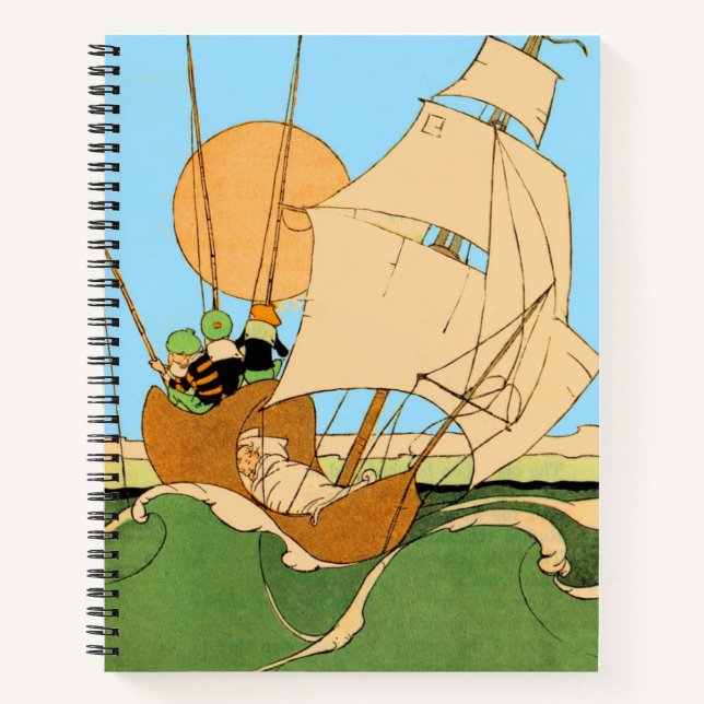 Carnet Empreinte Wynken, Blynken et Nod (Devant)