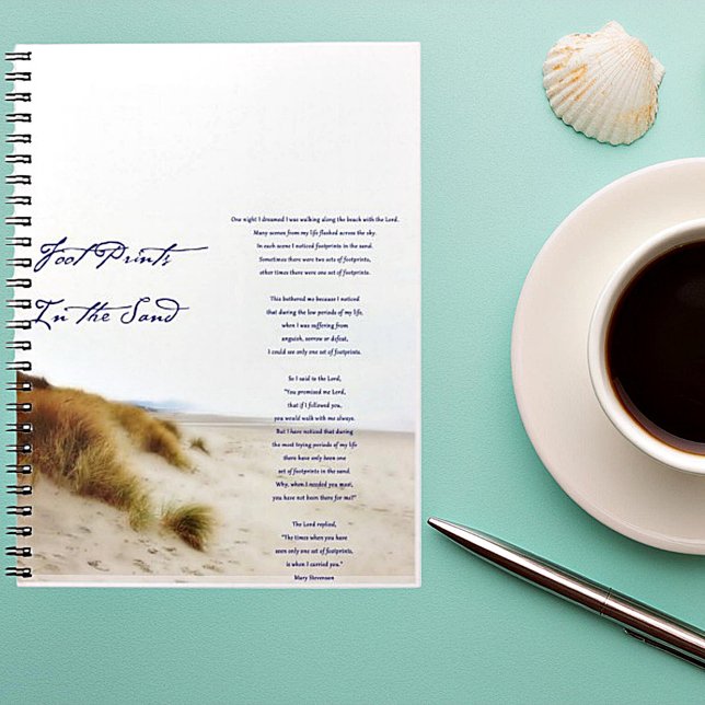 Carnet empreintes dans le sable (Créateur téléchargé)