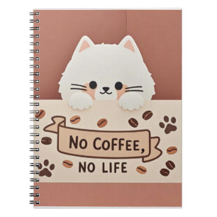 Carnet Empreintes de pattes de chat minuscules mignons et