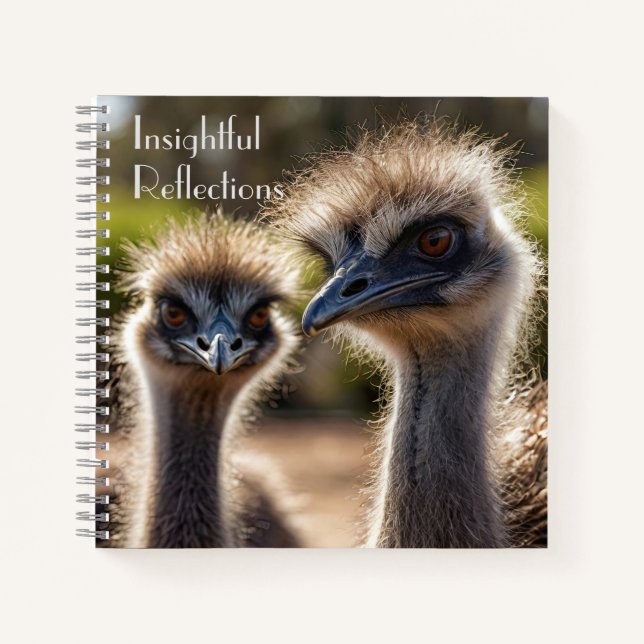 Carnet Emu Birds (Devant)