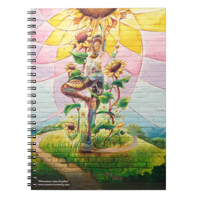 Carnet en blanc de Milwaukee Gaïa Bouddha | (Devant)