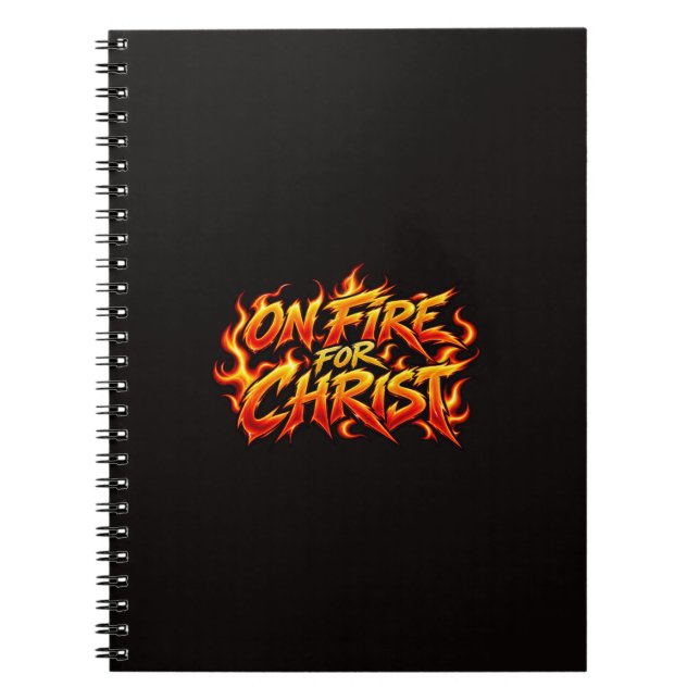 Carnet En feu pour Christ (Devant)