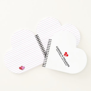 Carnet en forme de coeur