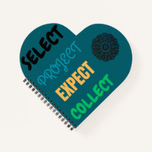 Carnet en forme de coeur