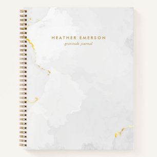 Carnet en or marbré