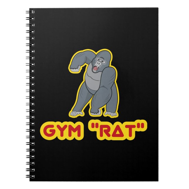 Carnet en papier de rat de gym (Devant)