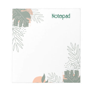 Carnet en papier végétal minimaliste