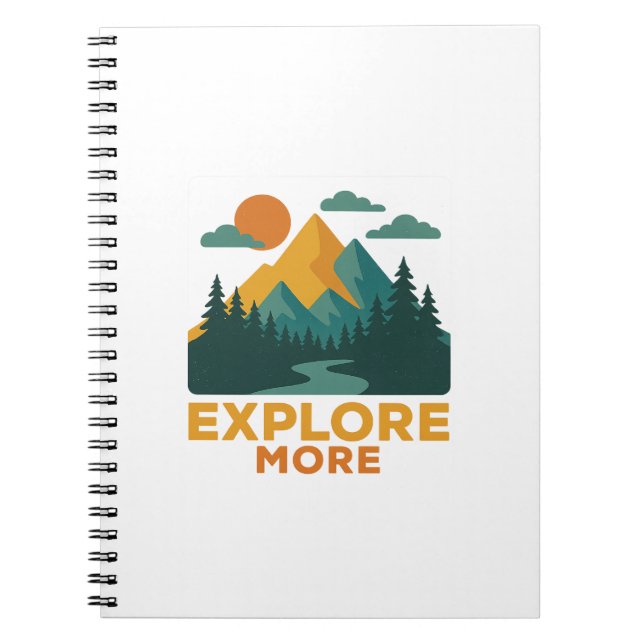 Carnet En savoir plus - Retro Mountain & Forest Adventure (Devant)
