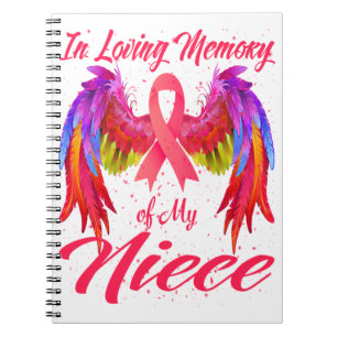 Carnet En Souvenir Affectueux De Ma Nièce Ailes Cancer Du