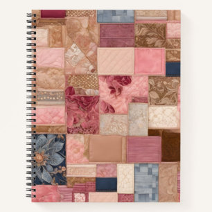 Carnet en spirale coloré en écaille