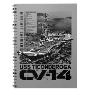 Carnet en spirale de photo de Ticonderoga de
