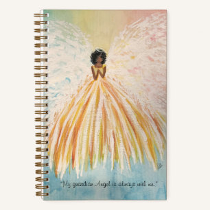 Carnet en spirale des anges peints (5,5 x 8,5)