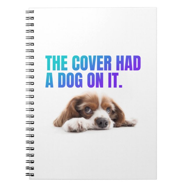 CARNET en spirale HUMOUR BIBLIOTHÈQUE (Devant)