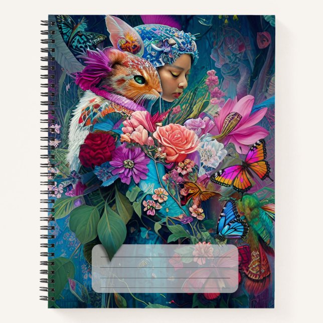 Carnet en spirale pour un écolier, classeur pour u (Devant)