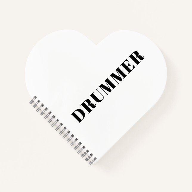 Carnet en spirale tambour (Devant)