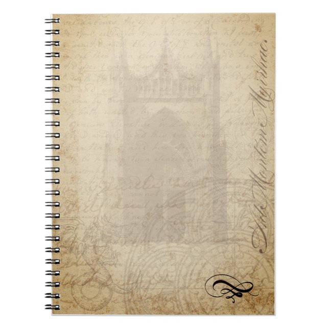 Carnet En-tête médiéval - Palimpseste (Devant)