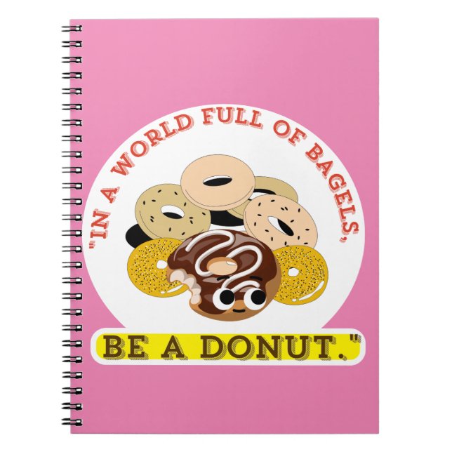 CARNET EN UN MOT DE SACS, SOYEZ UN DONUTS (Devant)