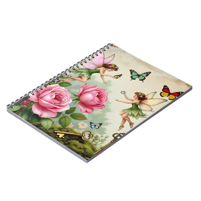 Carnet Enchanted Flroral Fairies Garden (Côté gauche)
