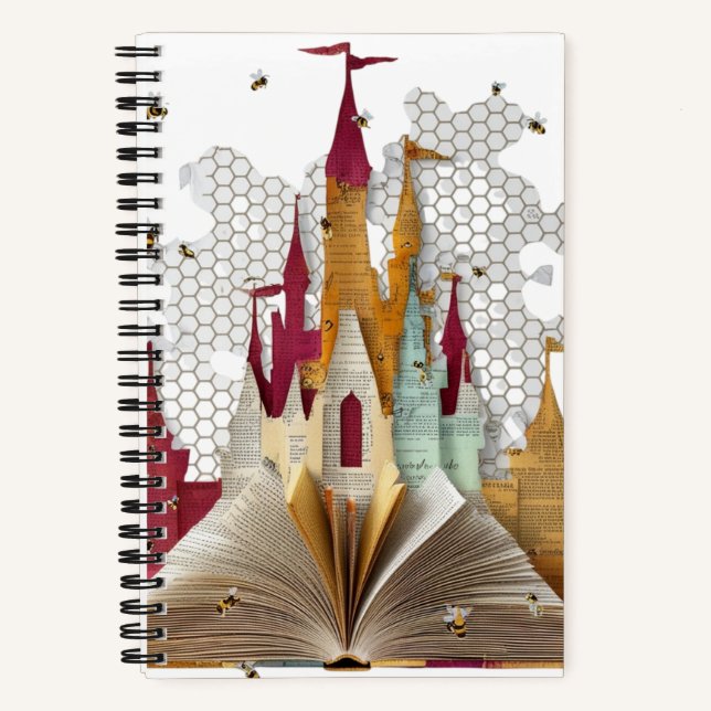 Carnet Enchanted Storybook Castle Spiral Notebook (Recto)
