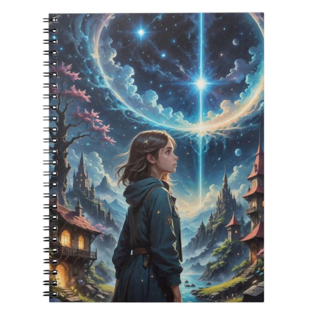 Carnet Enchanter Imaginaire Night Sky Scène (Devant)