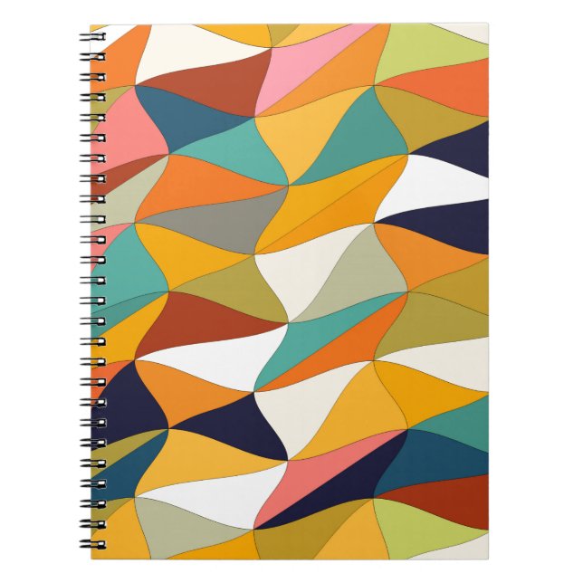 Carnet enchevêtrement coloré (Devant)