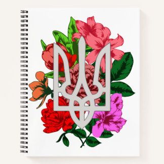 Carnet Encore botanique et trident ukrainien tryzub