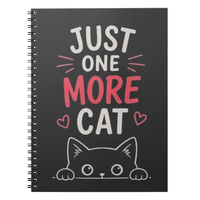 Carnet Encore un chat drôle design pour amateur de chats  (Devant)