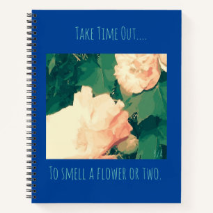 Carnet Encouragement du thème floral
