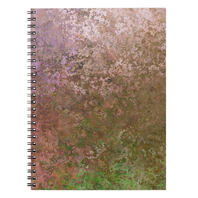 Carnet Encre Abstraite d'alcool inspirée par la nature (Devant)